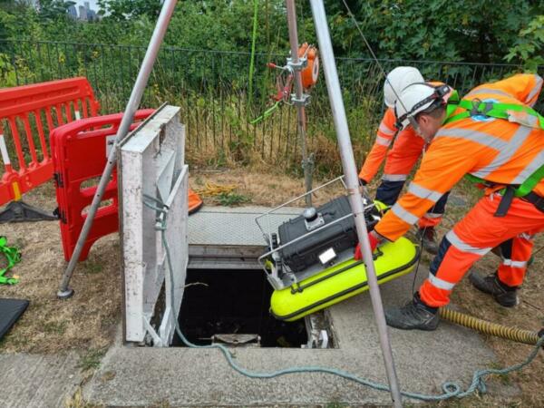 LFS Team surveying unground tunnels