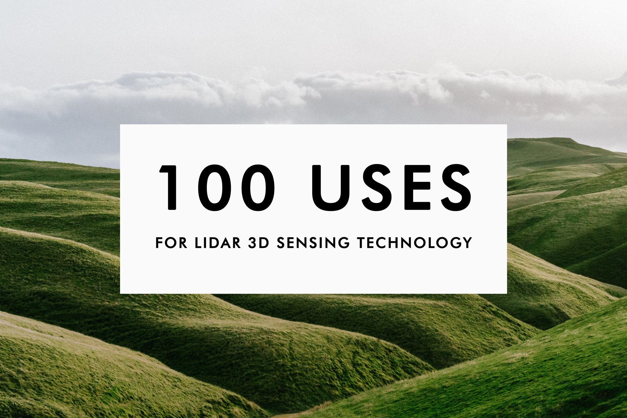 100 Uses Of Lidar Technology Level Five Supplies