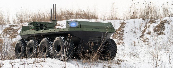 Clearpath is an all-terrain UGV designed for robot applications in security and defence